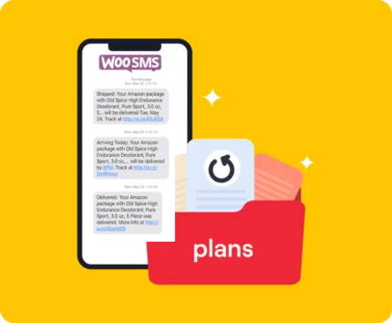 Starter SMS Plan - 1000 SMS/Lifetime validity-API access for integration with WooCommerce.